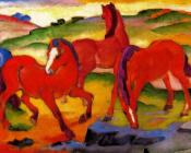 弗朗茨 马克 : Grazing Horses IV